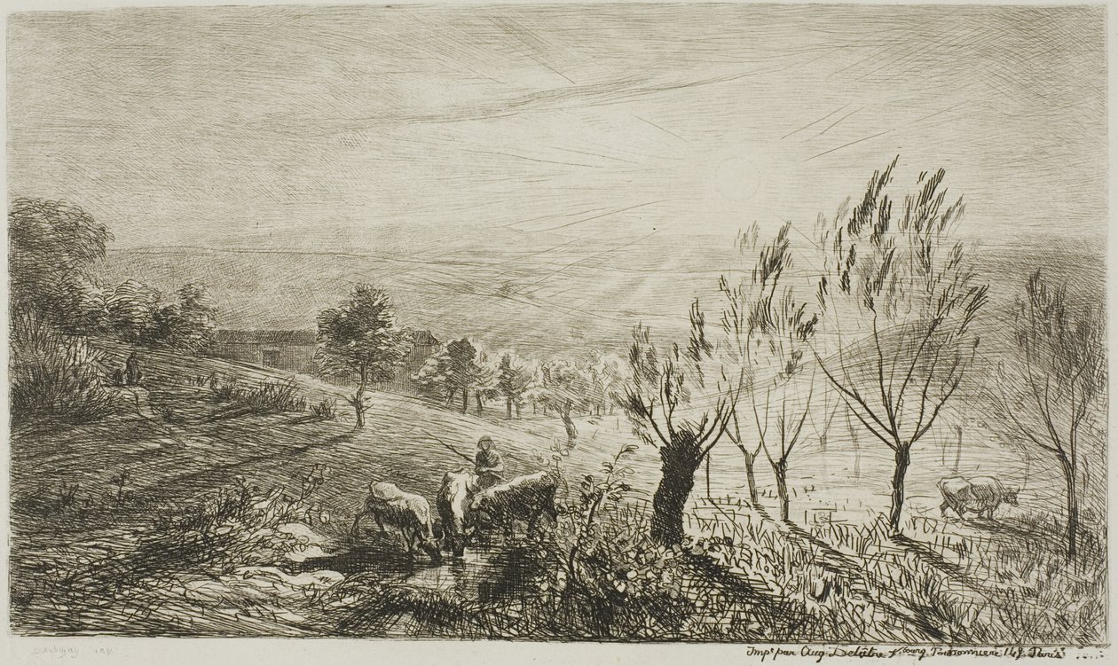 Amanecer de Charles Francois Daubigny