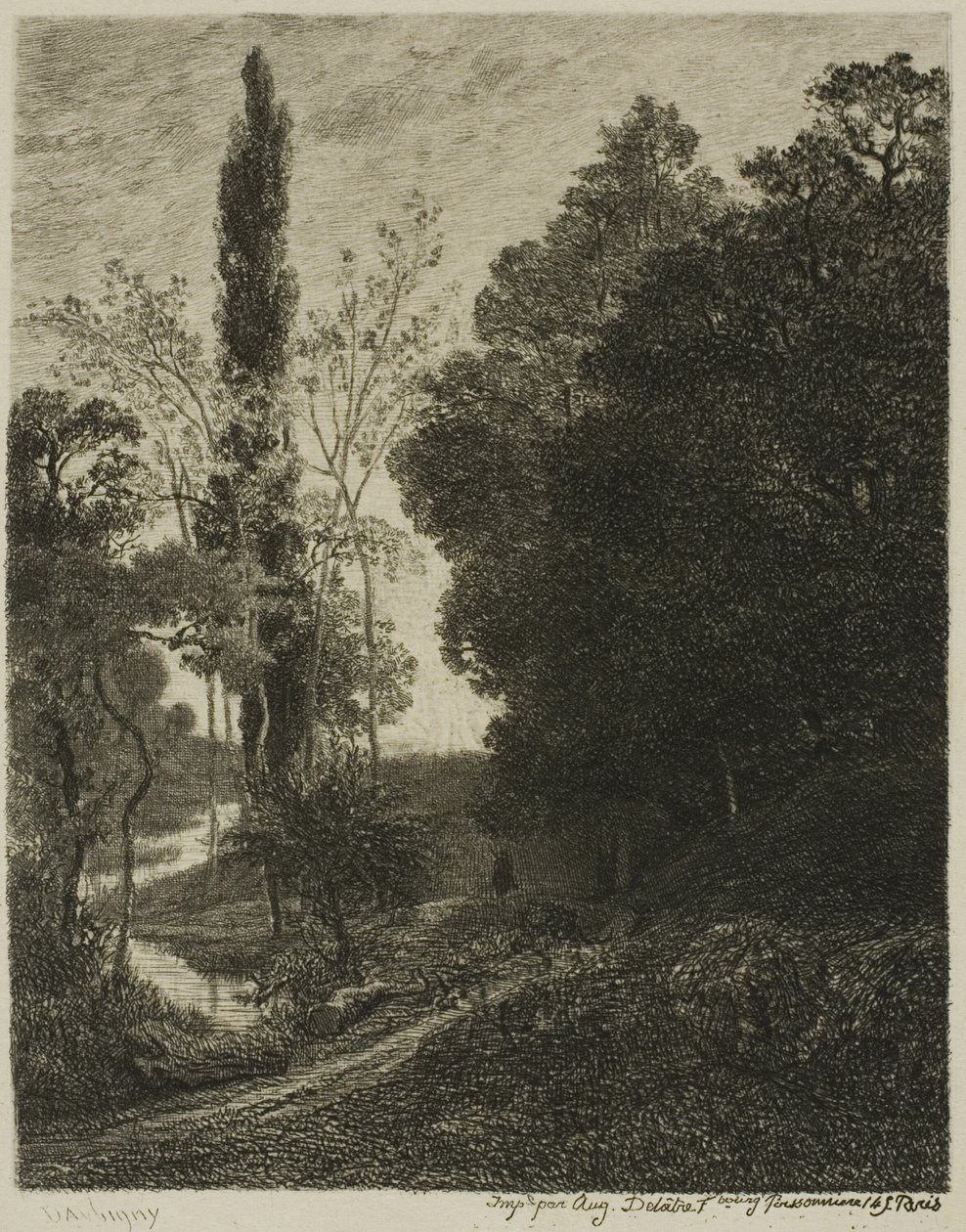 Las Orillas del Cousin de Charles Francois Daubigny