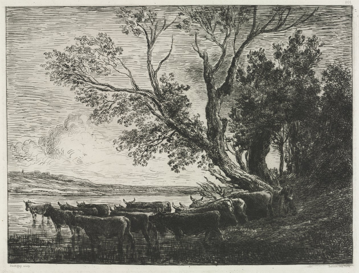 El vado de Charles Francois Daubigny