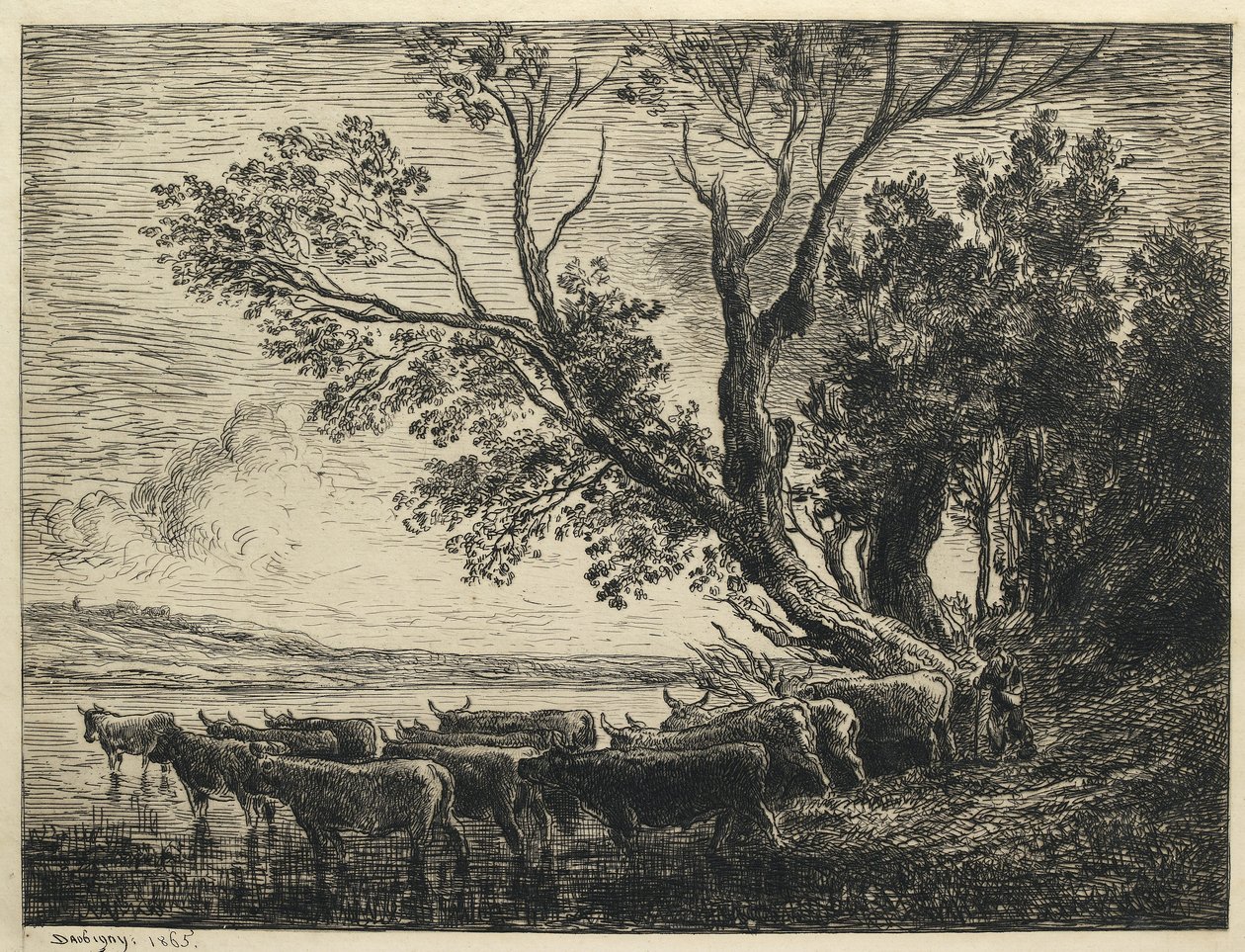 El Vado de Charles Francois Daubigny