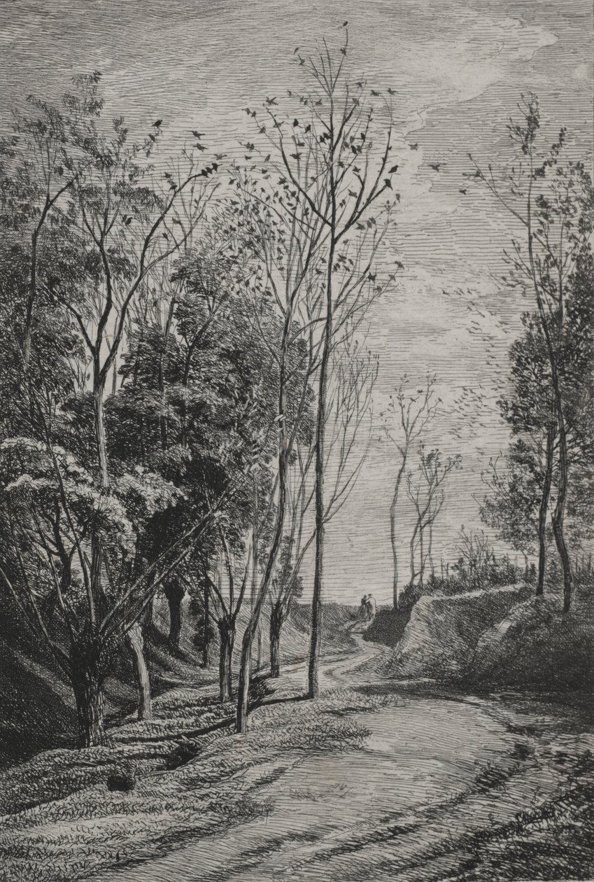 Los pajaritos, 1850 de Charles Francois Daubigny