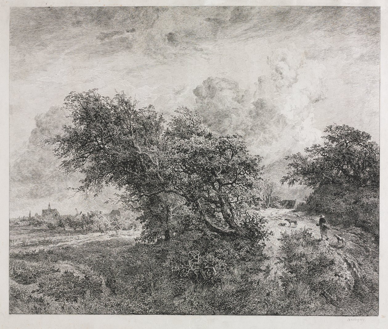 El matorral de Charles Francois Daubigny