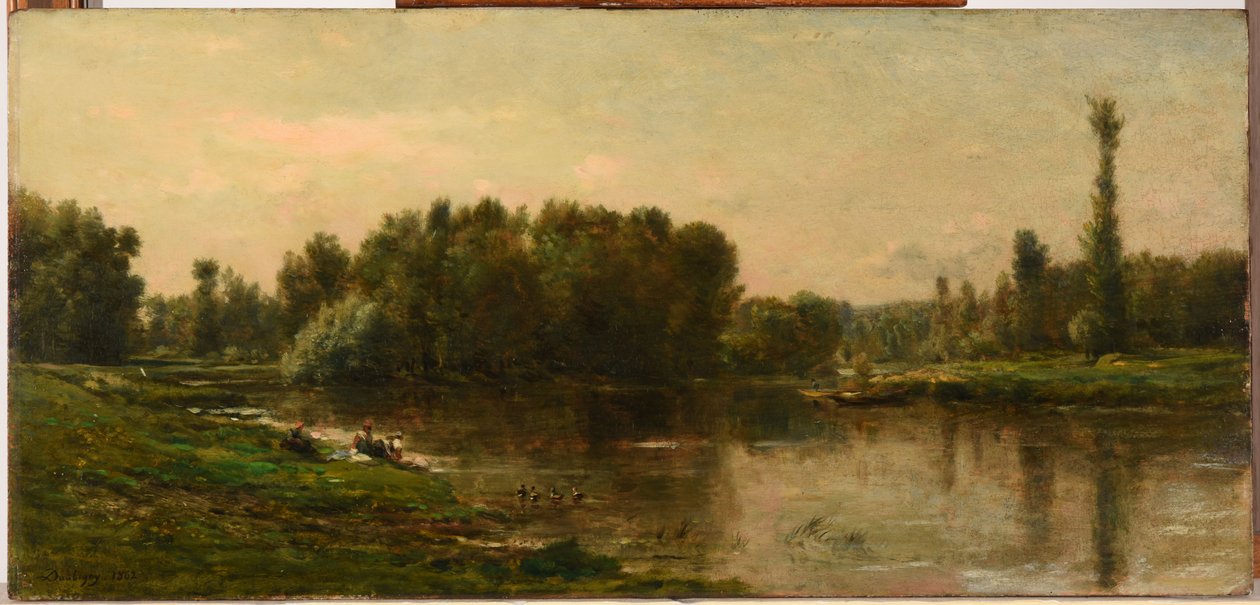 Las orillas del Oise de Charles Francois Daubigny