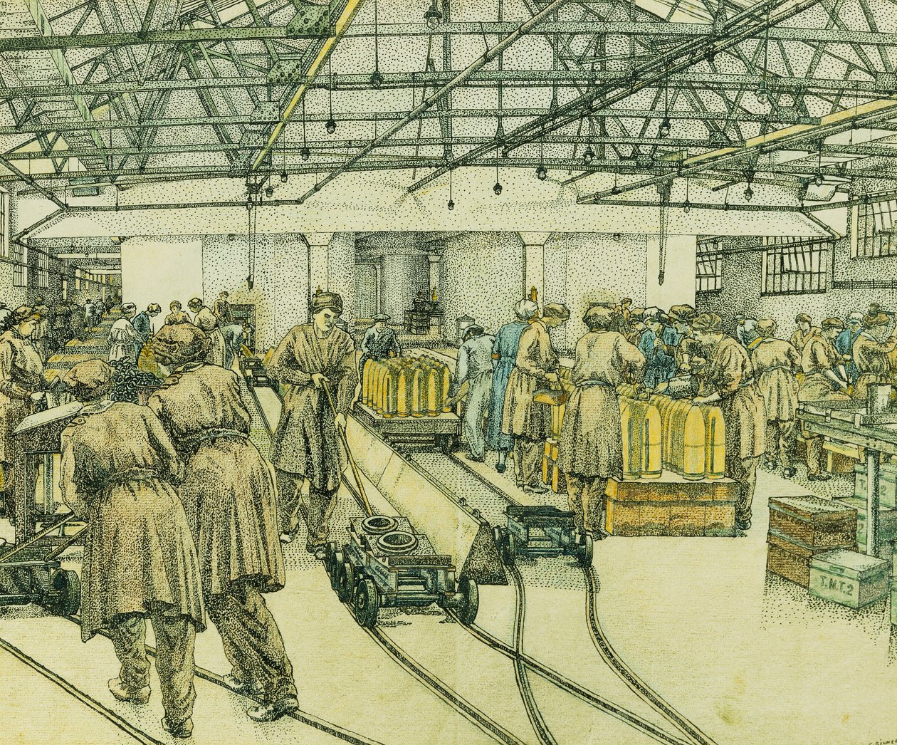 The Filling Factory, Hereford de Charles Ginner