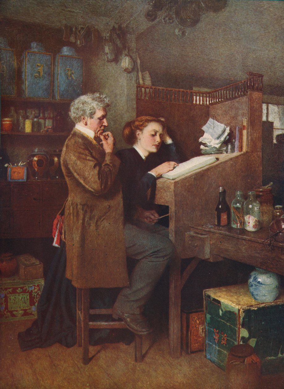 Algo mal en algún lugar, c1850 de Charles Green