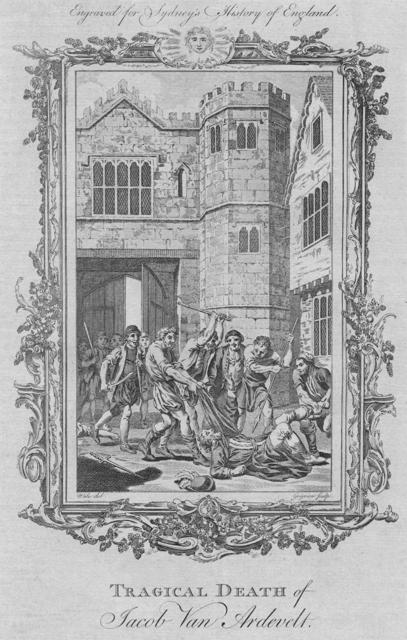 Muerte Trágica de Jacob Van Ardevelt, 1773 de Charles Grignion