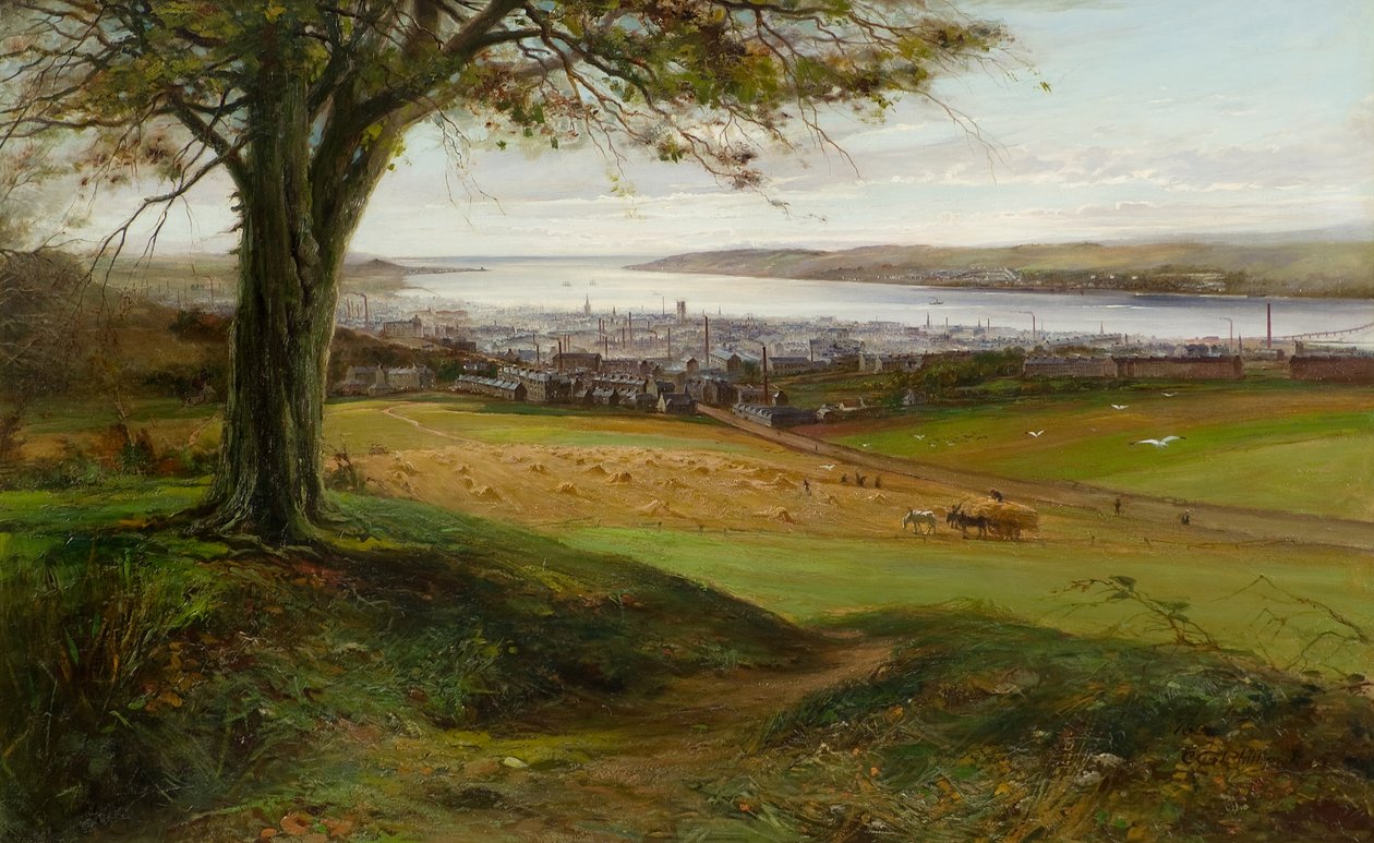Dundee desde Balgay de Charles Gustav Louis Phillips