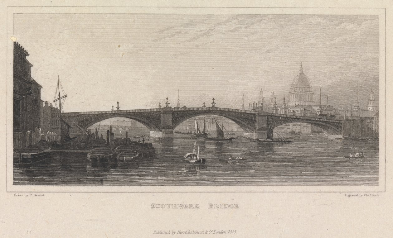 Puente de Southwark de Charles Heath