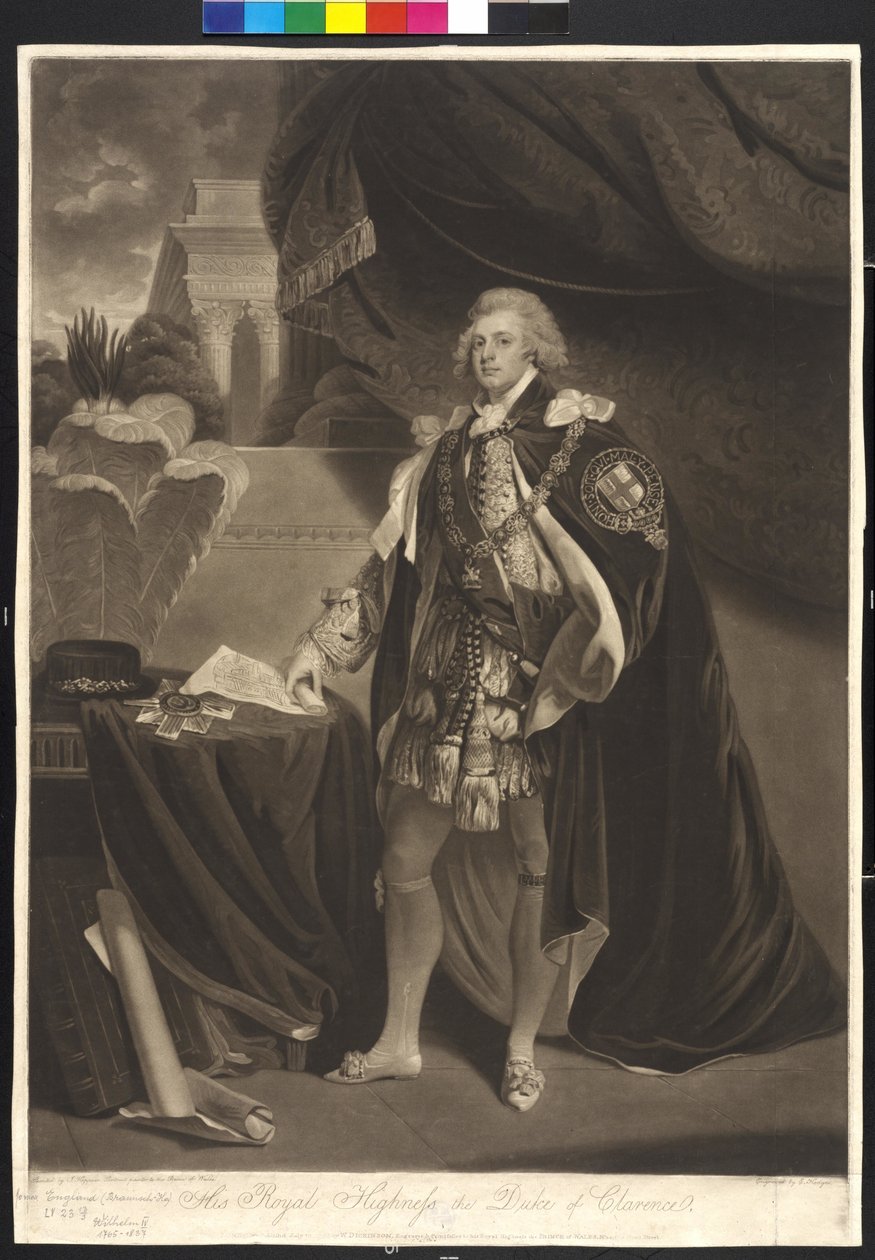 Rey de Inglaterra Guillermo IV de Charles Howard Hodges