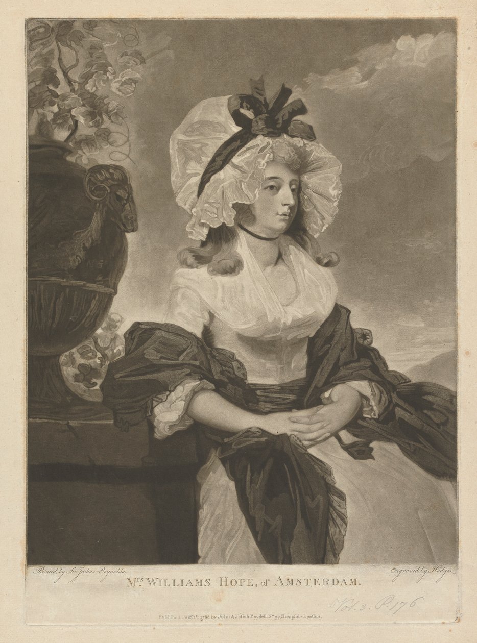Sra. Williams Hope de Amsterdam de Charles Howard Hodges