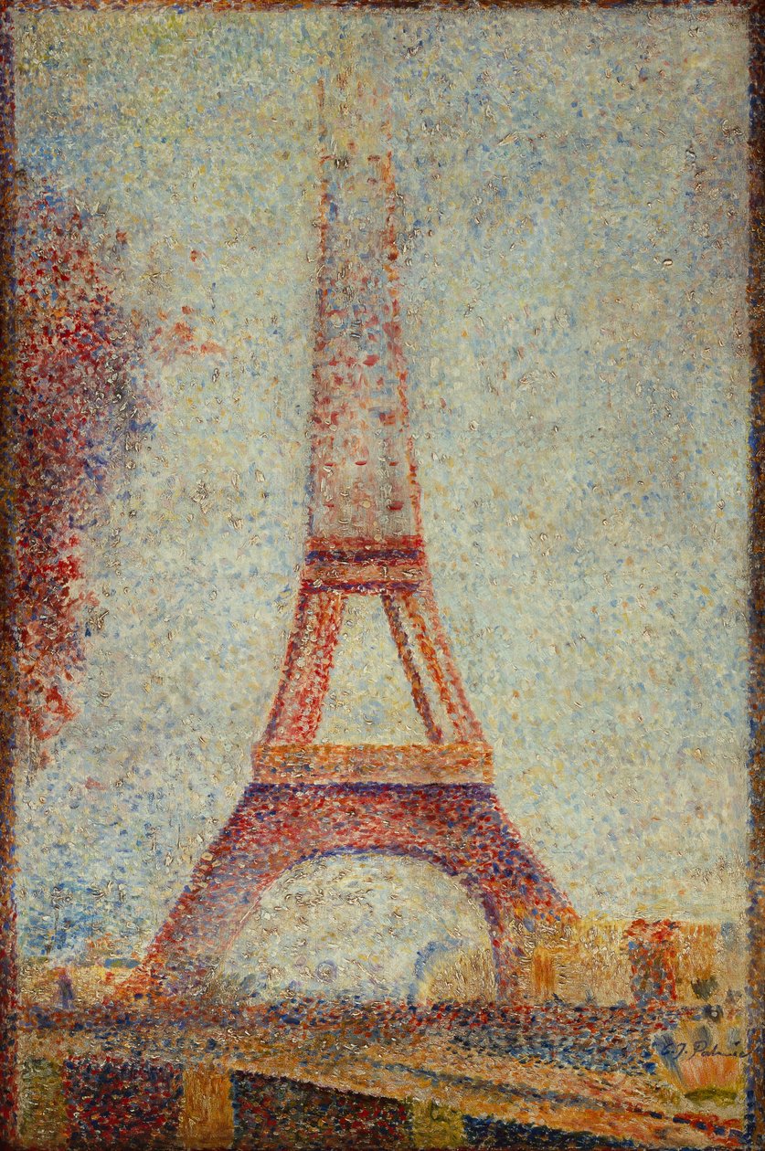 La Torre Eiffel (aceite a bordo) de Charles J. Palmie