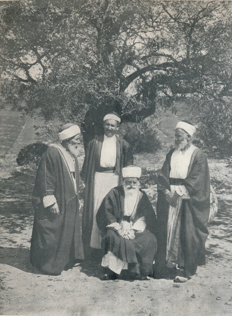 Jefes drusos, c. 1913 de Charles J. S. Makin