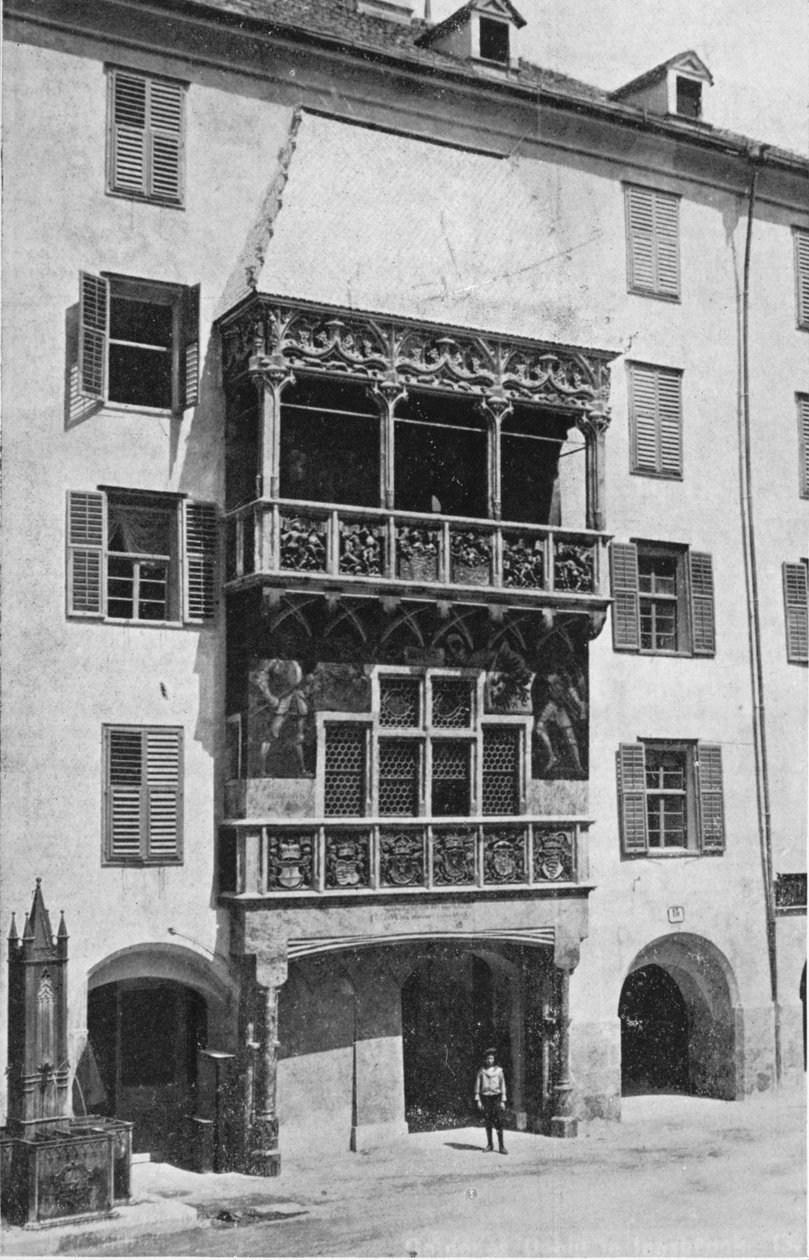 El Techo Dorado. Innsbruck, c1913 de Charles J. S. Makin