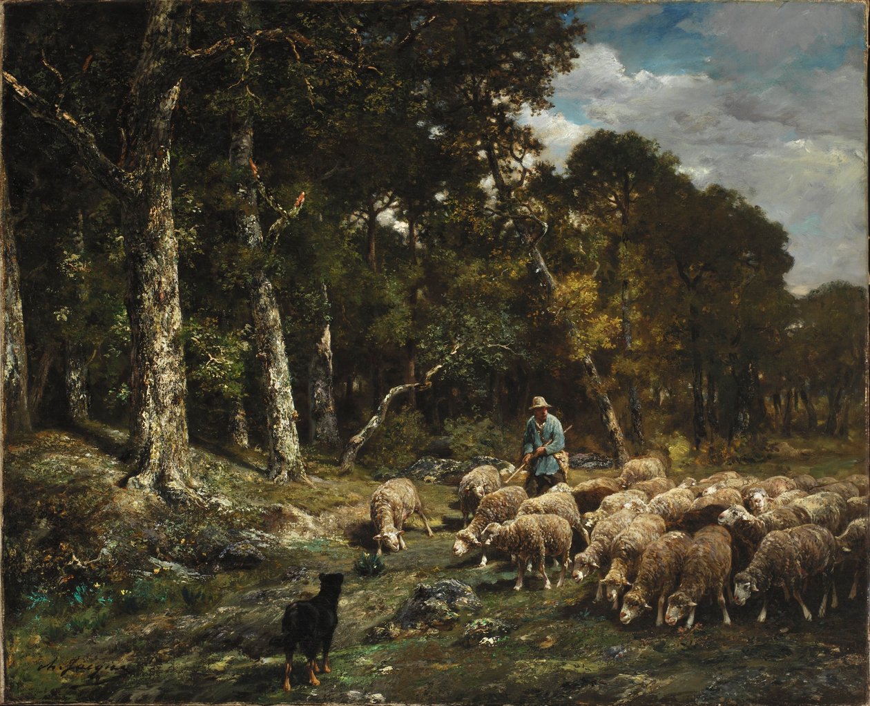 El rebaño de Charles Jacque