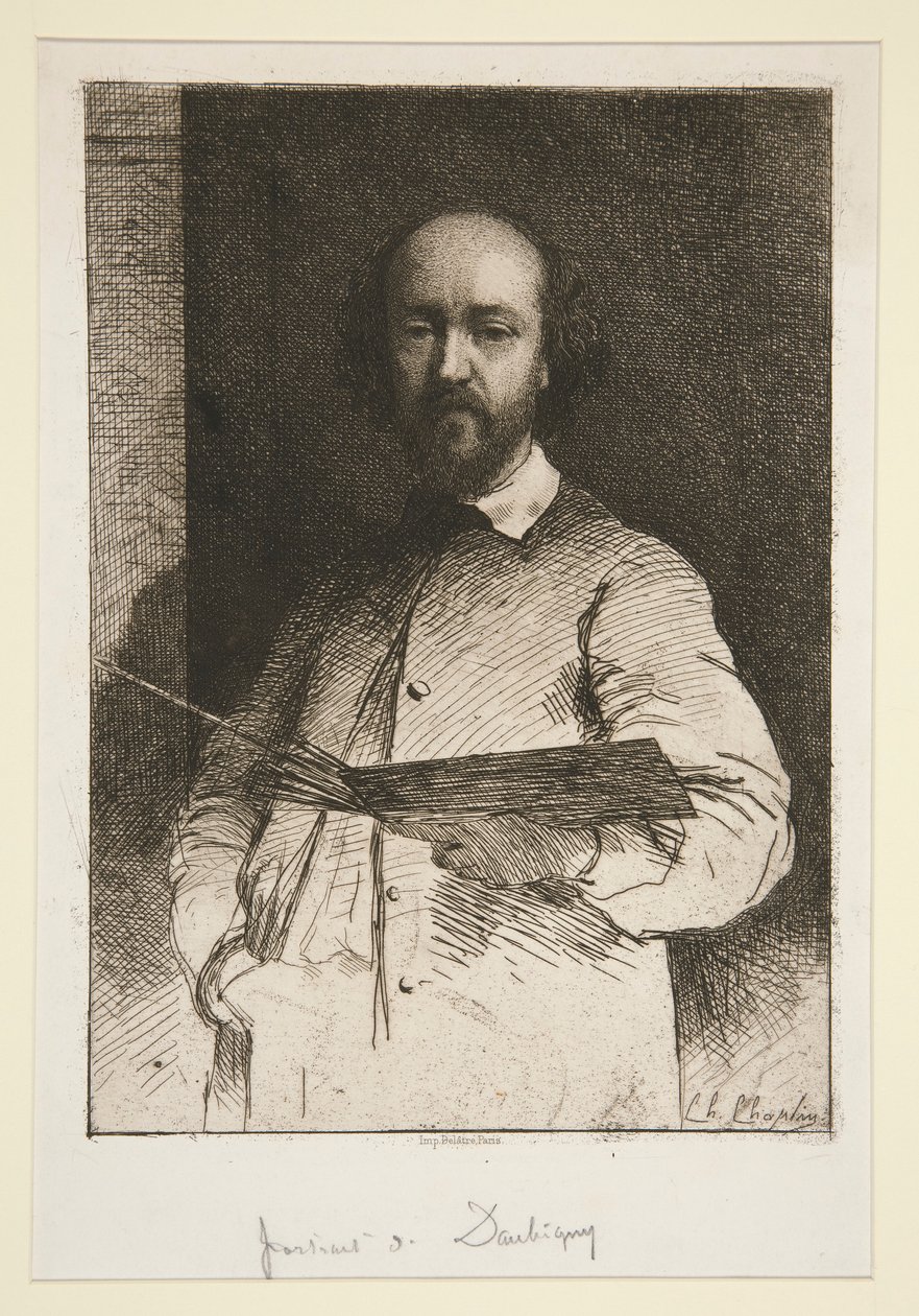 Retrato de Daubigny de Charles Joshua Chaplin