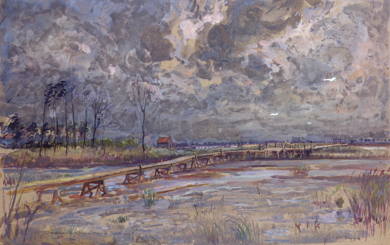 Inundación del Yser, Nieuwpoort de Charles Jules Duvent