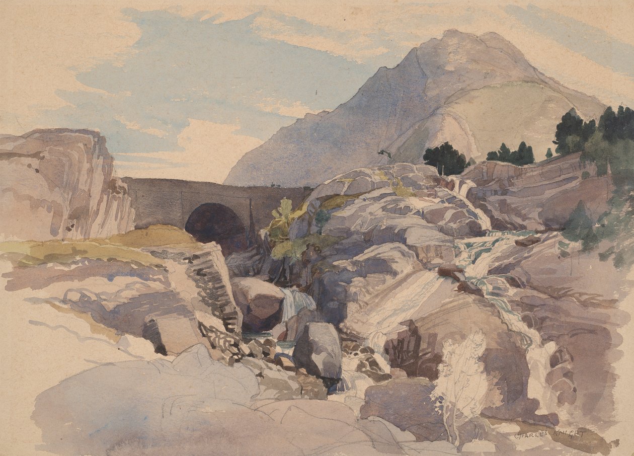 Rhaidar Ogwen, Norte de Gales de Charles Knight