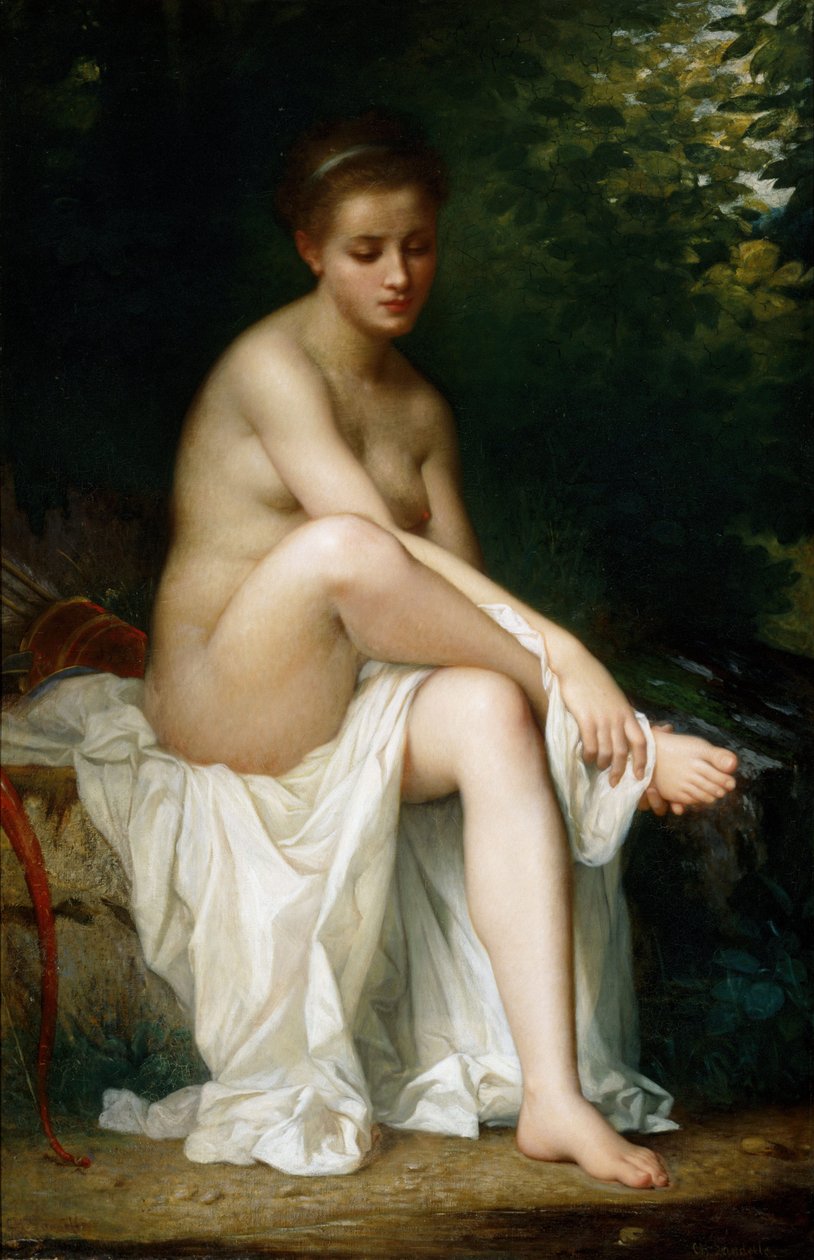 Ismenia, ninfa de Diana de Charles Landelle
