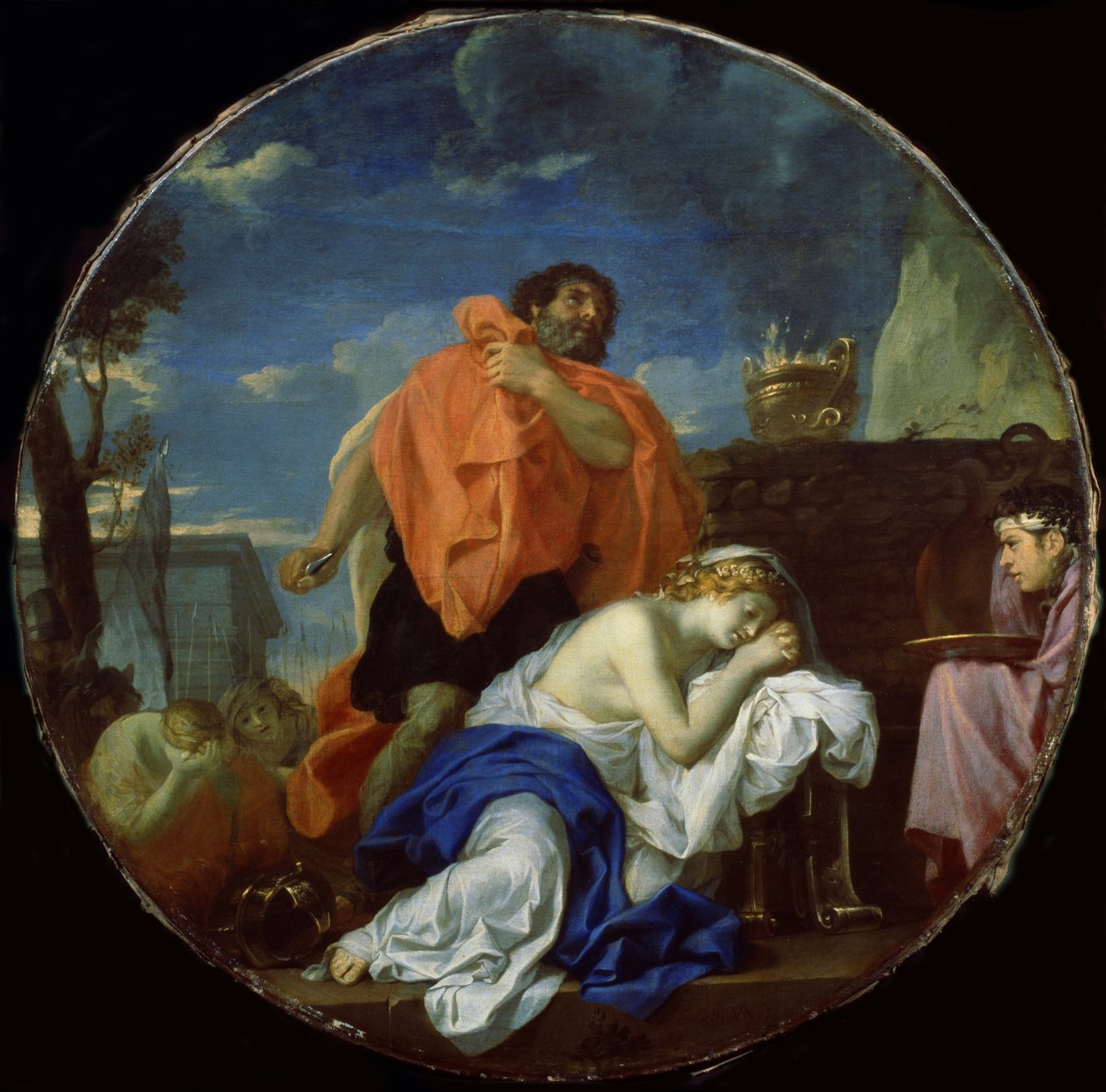 El Sacrificio de Jefté de Charles Le Brun