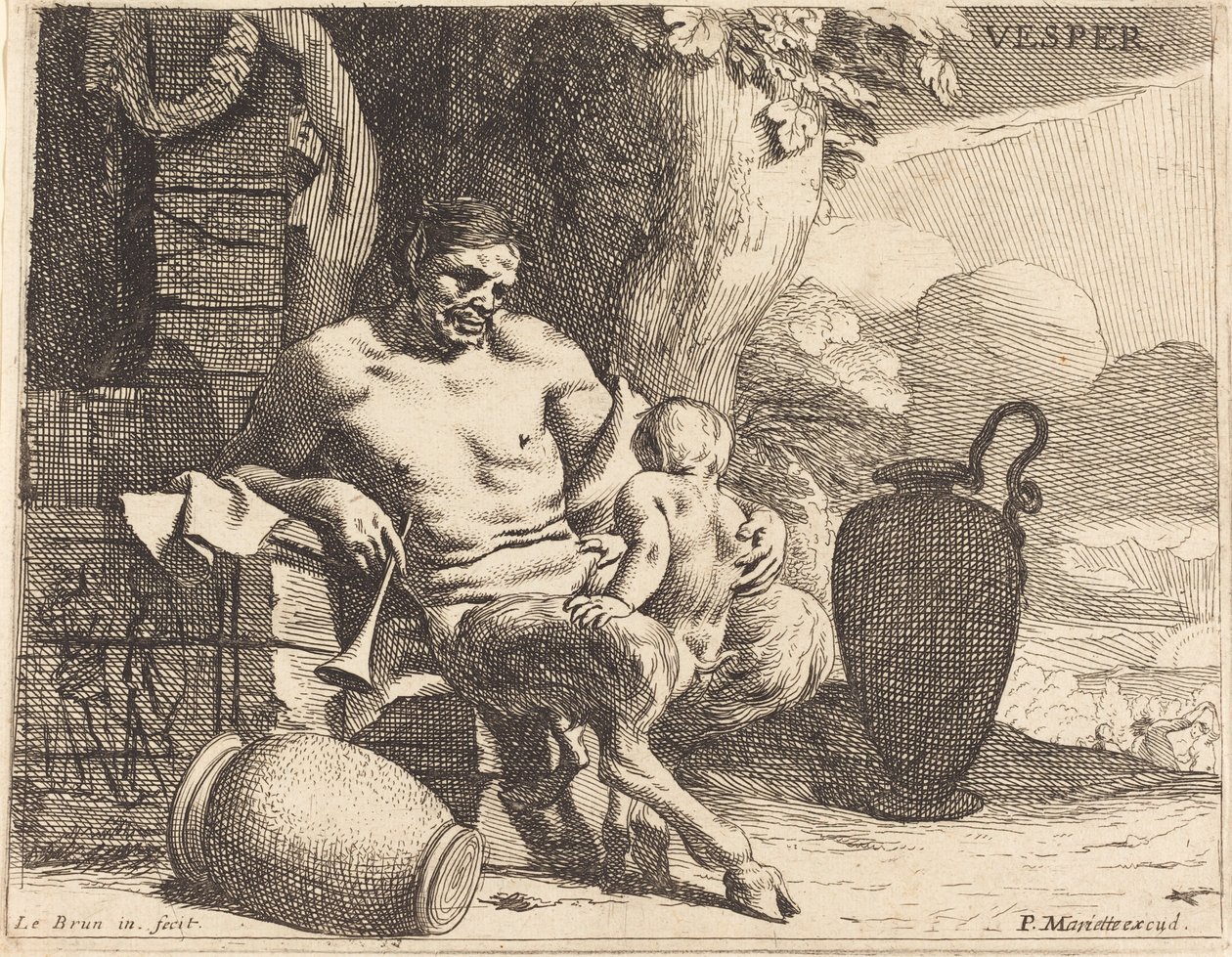 Vísperas (Tarde) de Charles Le Brun