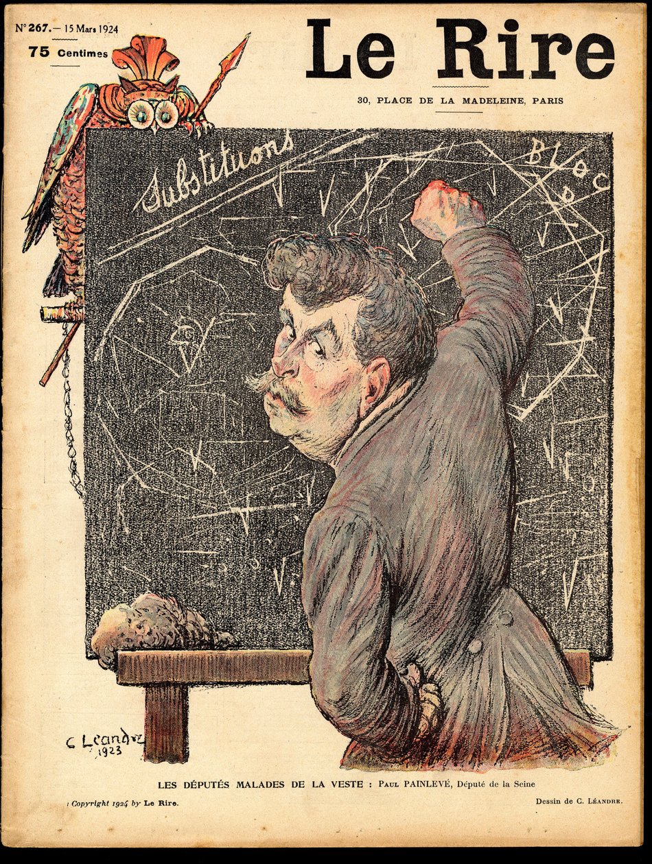 Portada de "La Risa", Satírico en Colores de Charles Leandre