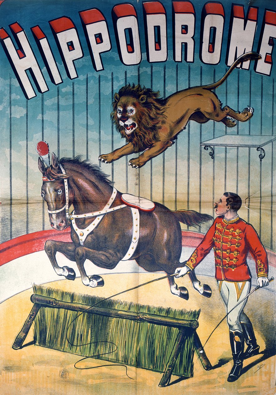 Póster publicitario del circo 