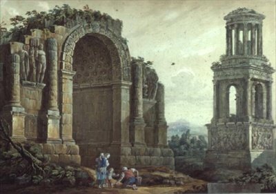 El Arco Triunfal en St. Remy de Charles Louis Clerisseau