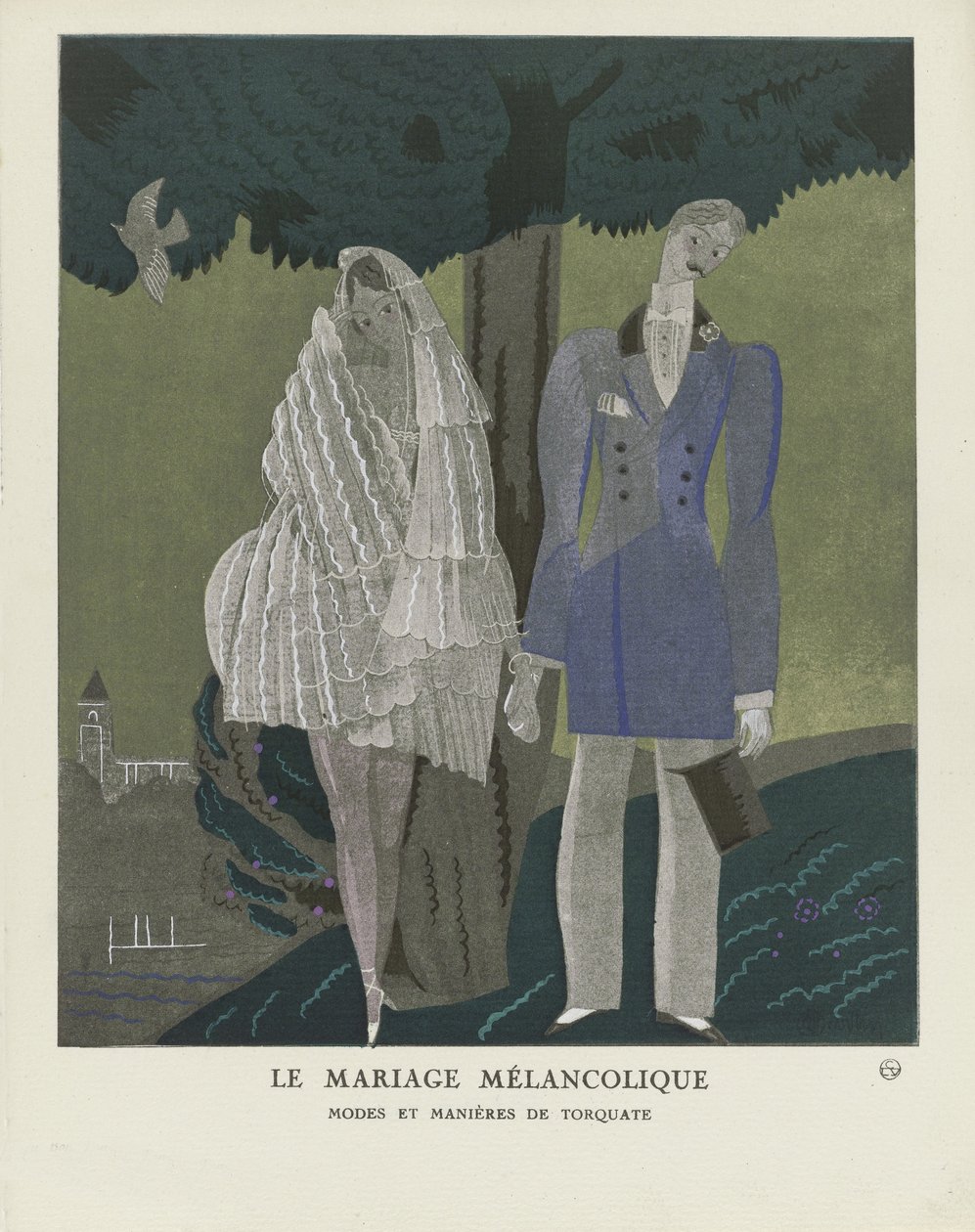 Le Mariage Mélancolique, pub. 1921 de Charles Martin