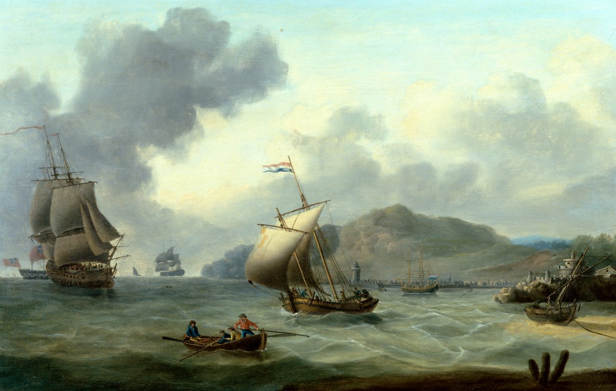 Embarcaciones frente a la Isla de Tenerife de Charles Martin Powell