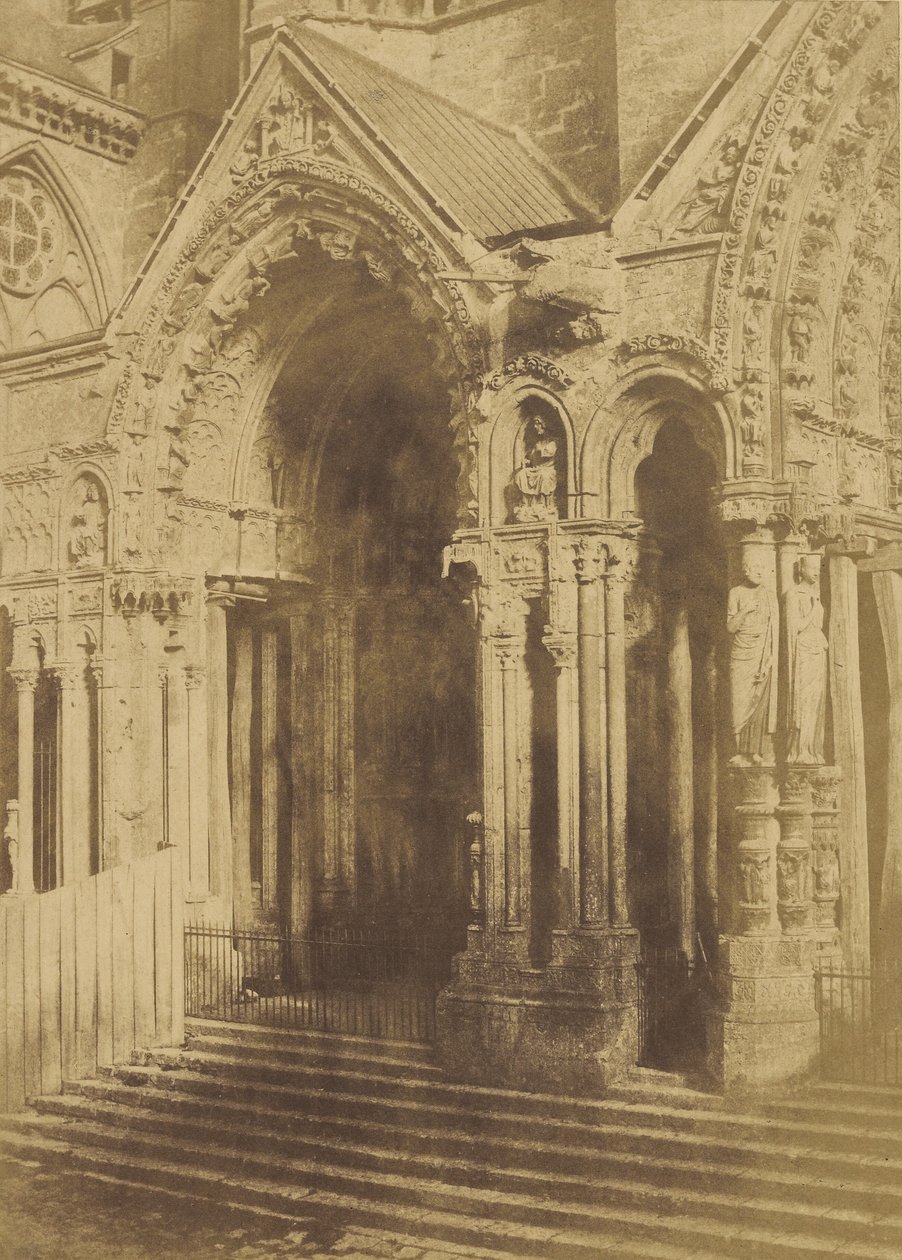 Catedral de Chartres. Portal Septentrional. de Charles Marville