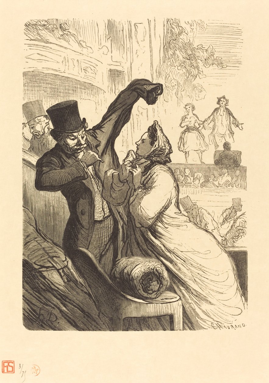 El estribillo final de Charles Maurand after Honoré Daumier