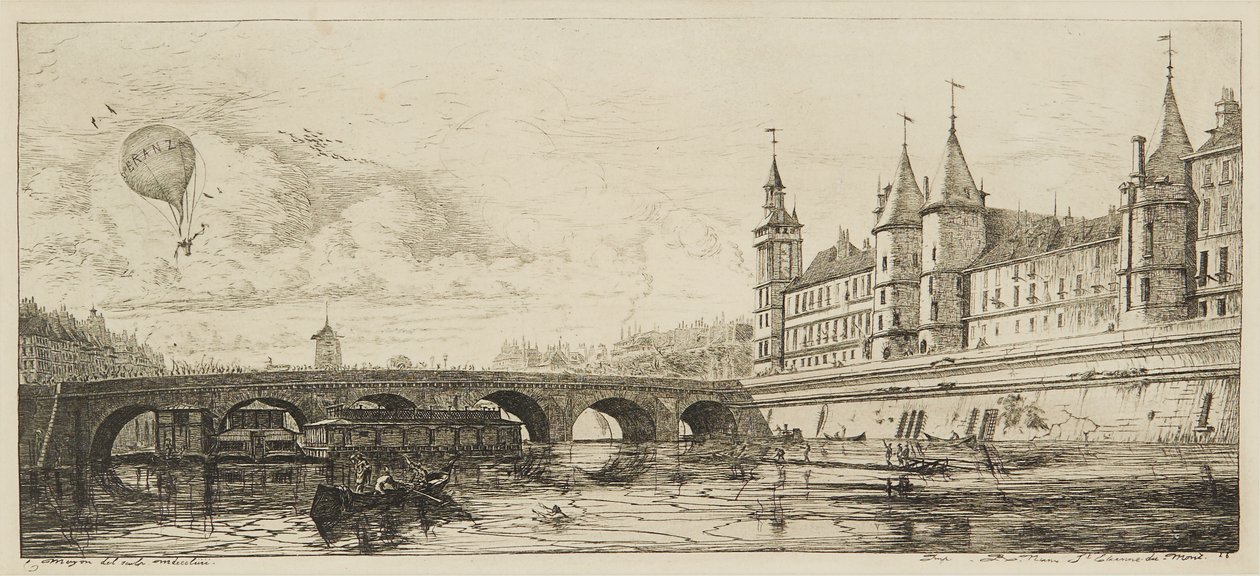 Le Pont-Au-Change de Charles Meryon