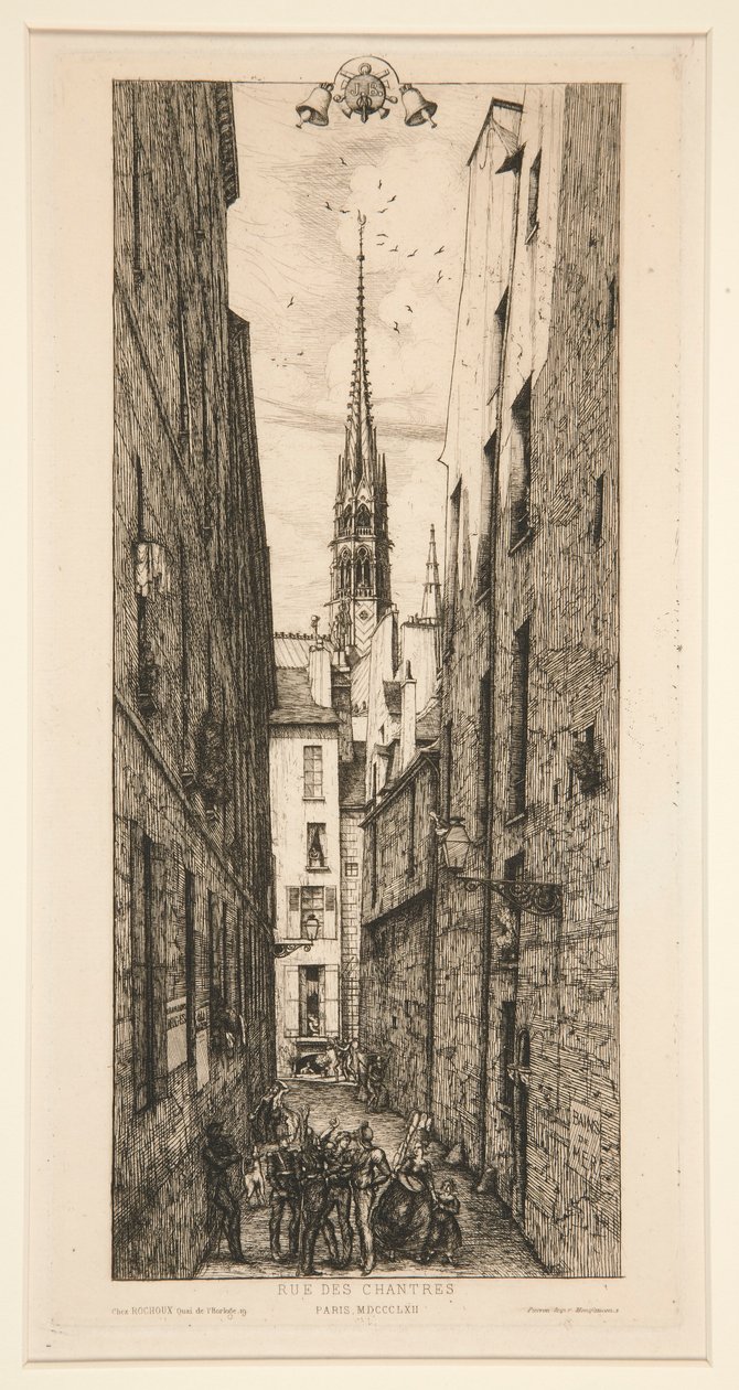 Rue des Chanters de Charles Meryon