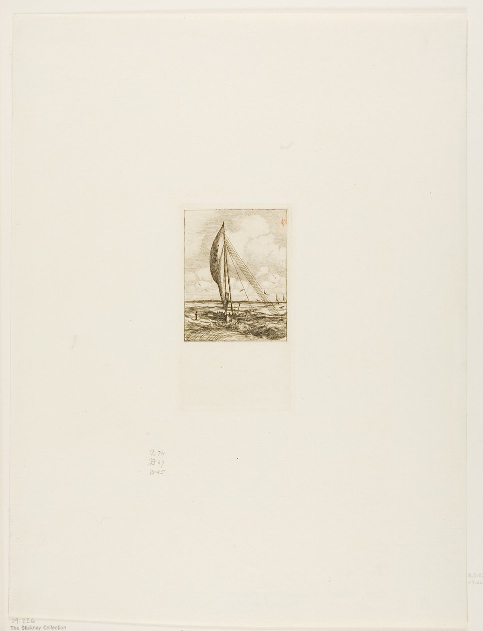 Proa de navegación rápida, Archipiélago de Mulgrave, Oceanía de Charles Meryon