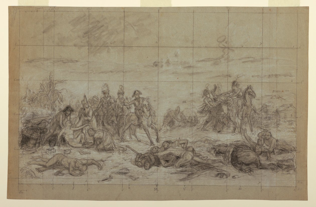 Estudio para "Napoleón en Eylau" de Charles Meynier