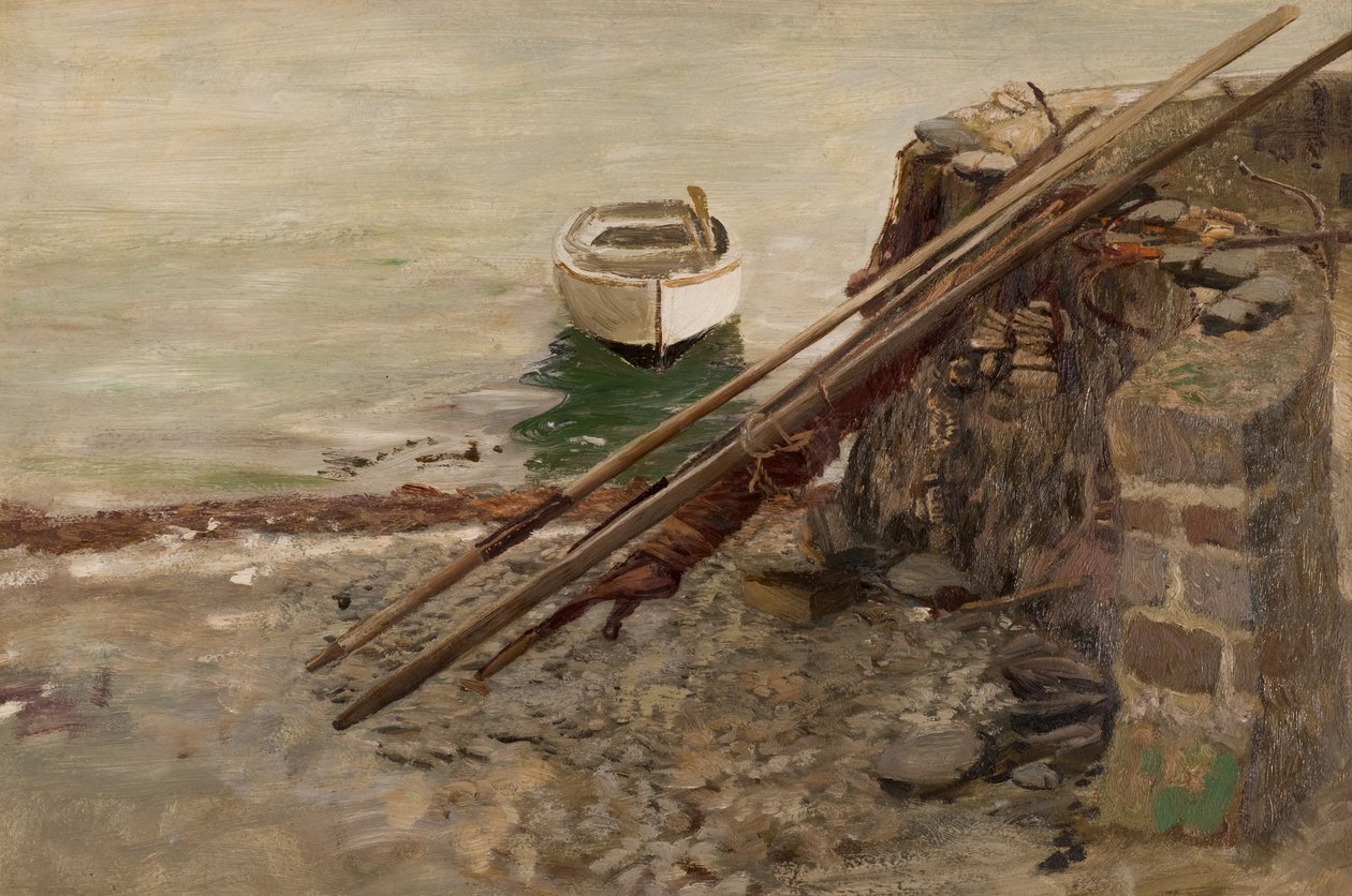 Estudio en un puerto de Charles Napier Hemy
