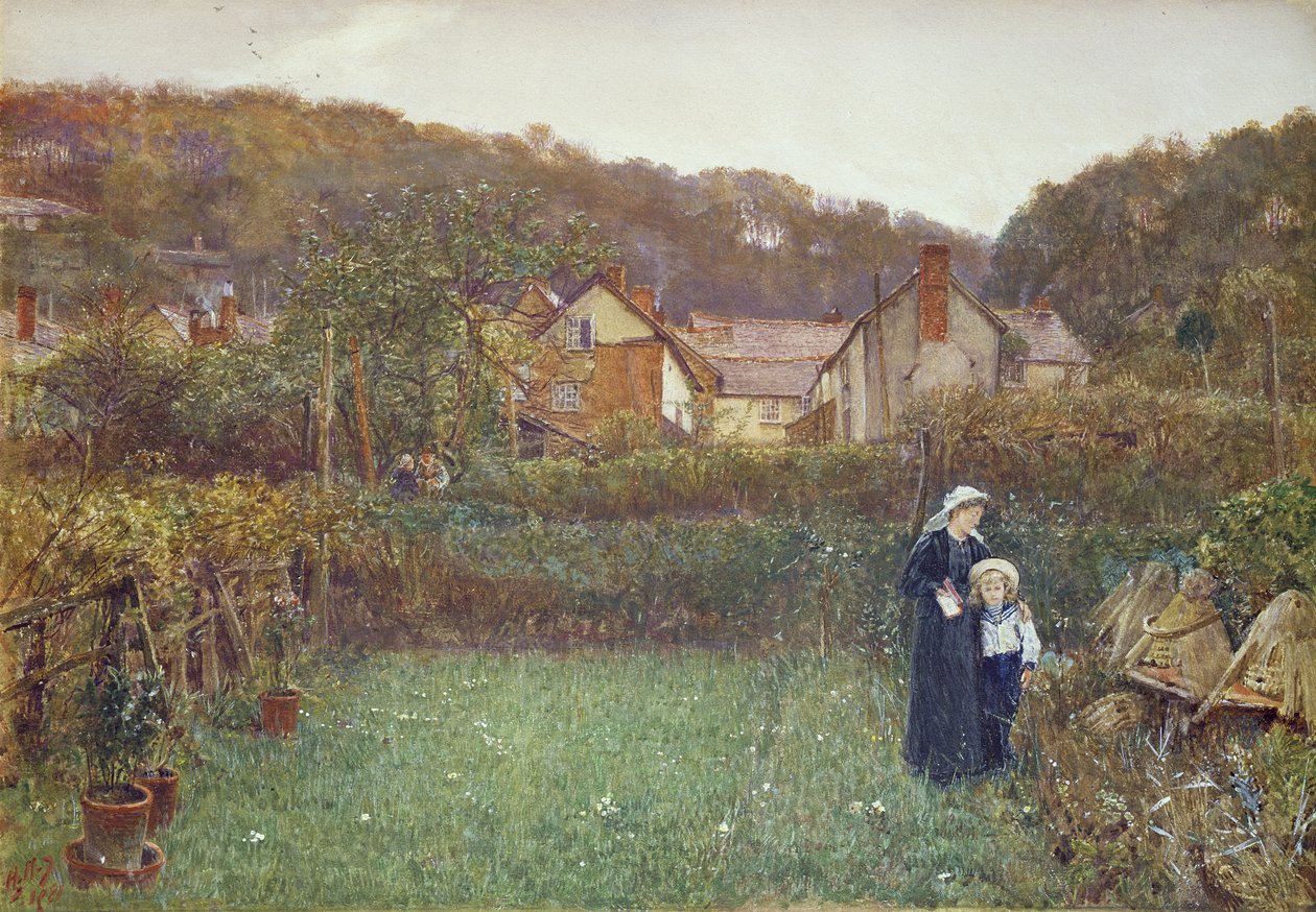 Contando las abejas de Charles Napier Hemy