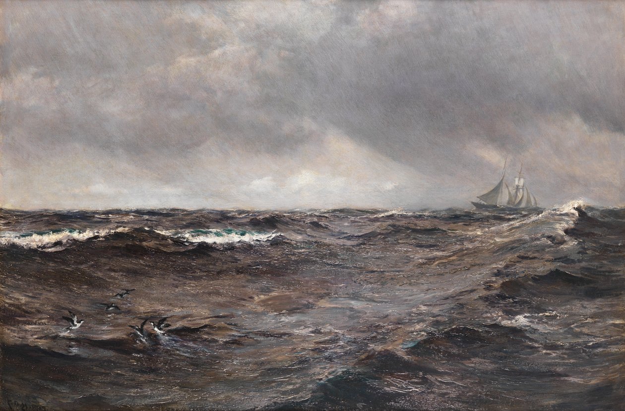 La Lluvia del Mar Profundo, 1907 de Charles Napier Hemy