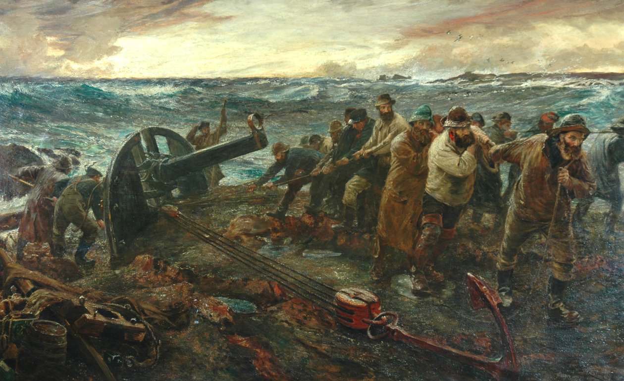 El naufragio, 1898-1901 de Charles Napier Hemy