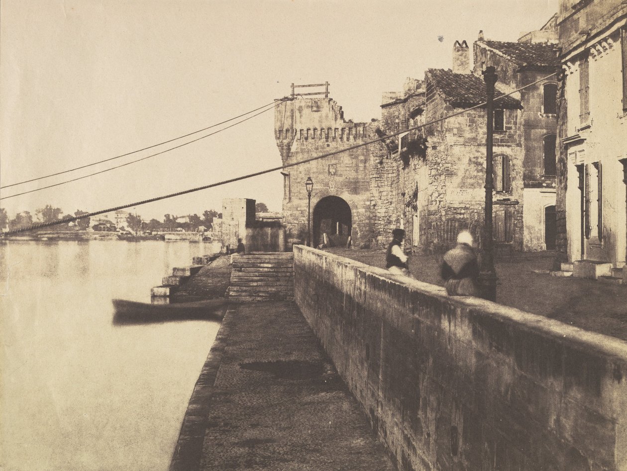 Arles, Porte des Châtaignes, 1852 de Charles Nègre