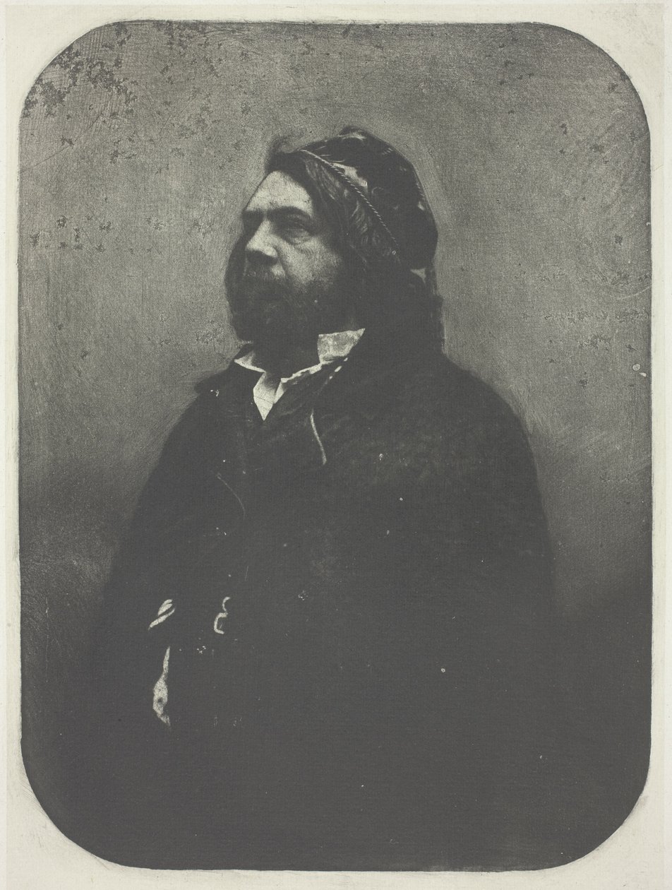 Retrato de Theophile Gautier según Nadar de Charles Nègre