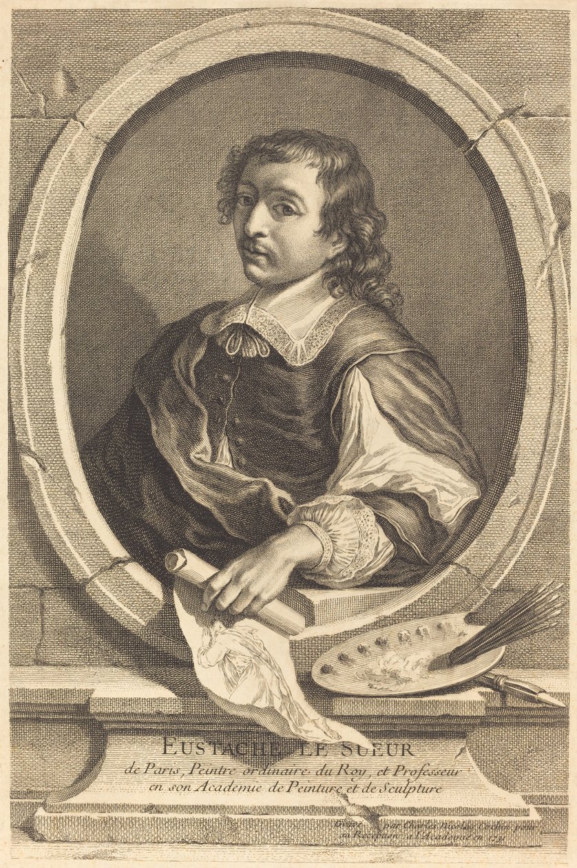 Eustache Le Sueur de Charles Nicolas Cochin I