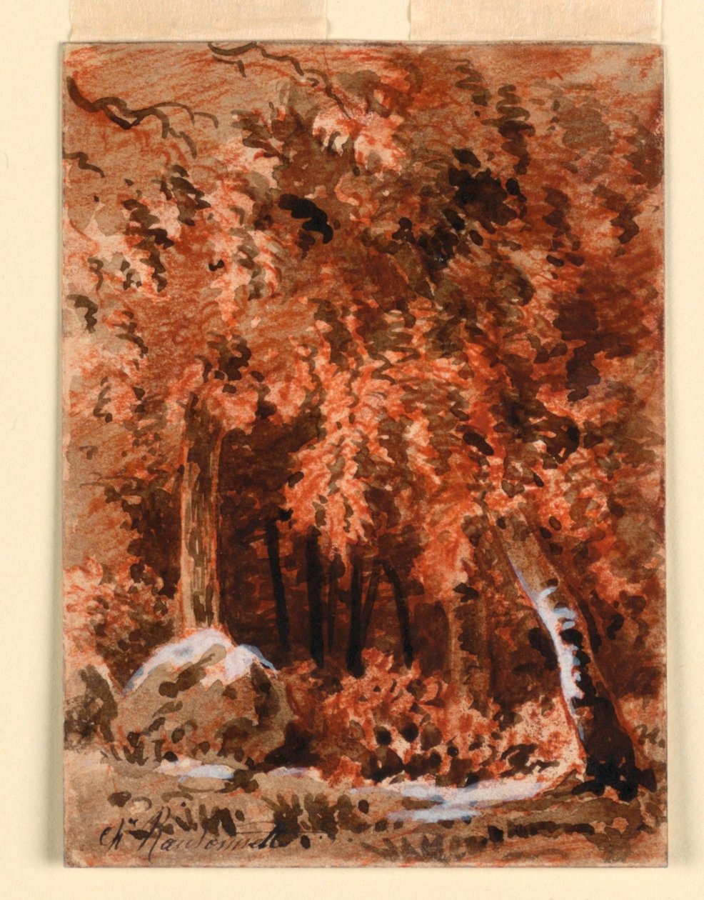 En el bosque de Charles Nicolas Ransonnette