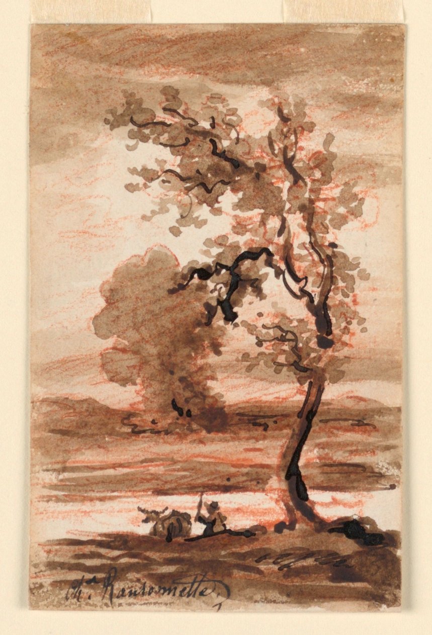 Paisaje de Charles Nicolas Ransonnette
