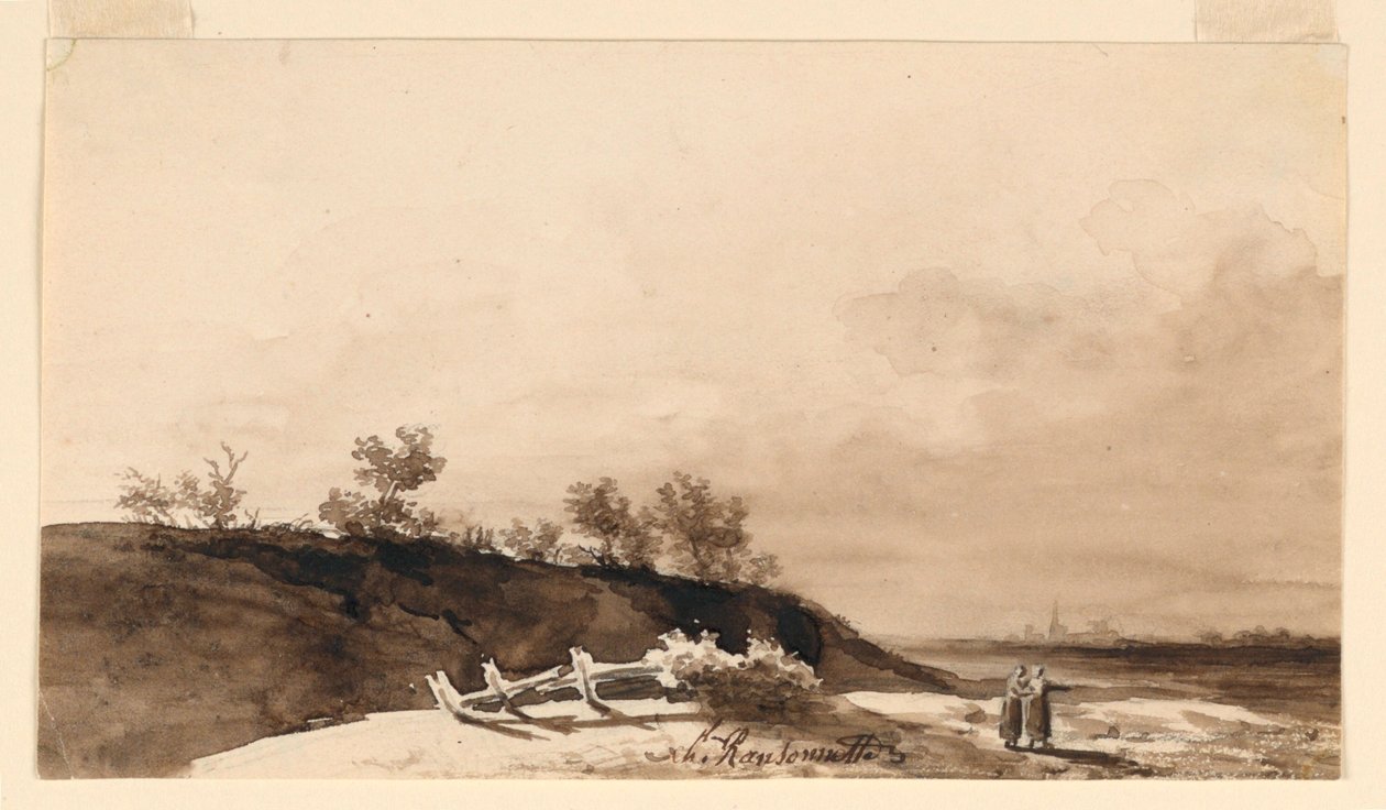 Paisaje de Charles Nicolas Ransonnette
