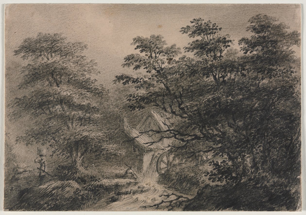 Paisaje con un molino de Charles Norris