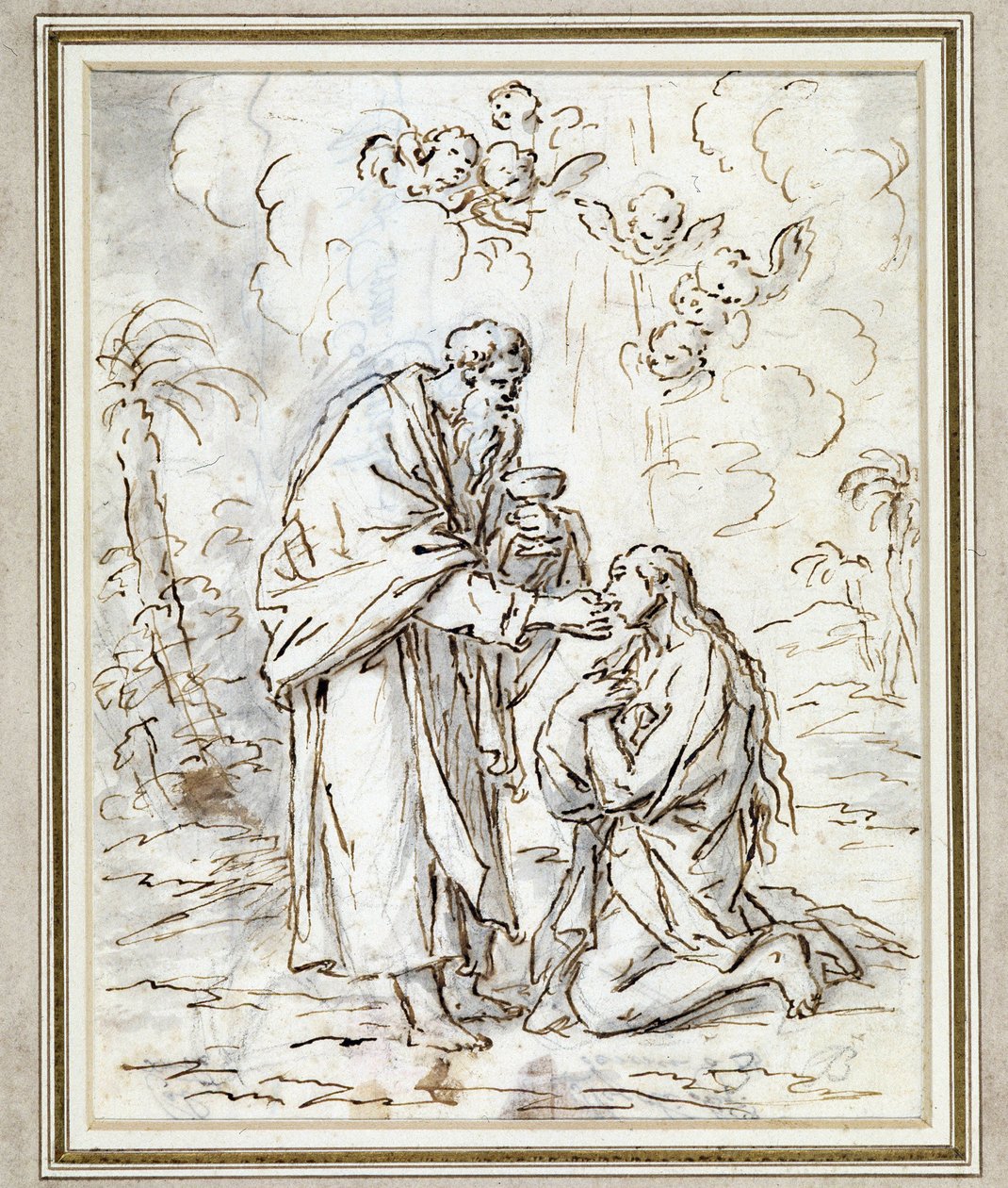 La última comunión de María Magdalena de Charles Parrocel