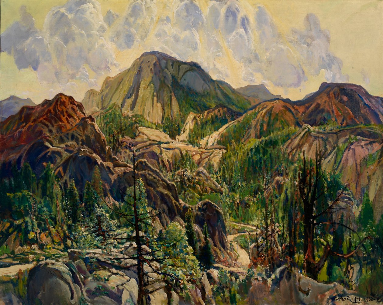 Carretera en las Cuyamacas de Charles Reiffel
