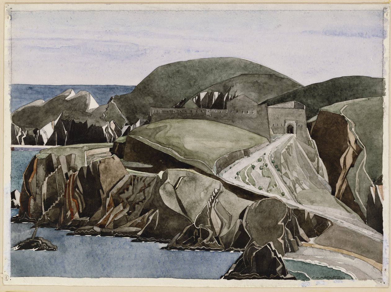 El Camino a Través de las Rocas, c.1926-27 de Charles Rennie Mackintosh