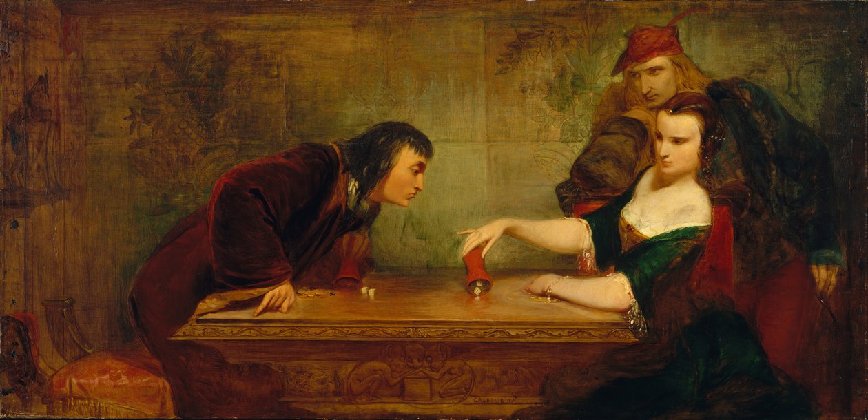 El último lanzamiento, ca. 1840 de Charles Robert Leslie